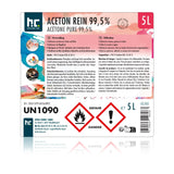 5 L Höfer Chemie® Aceton rein 99,5% in Kanister - Höfer Chemie GmbH