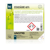 5 L Höfer Chemie® Essigsäure 60% in Kanistern - Höfer Chemie GmbH