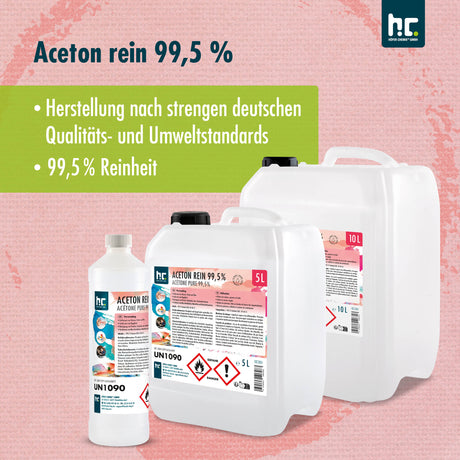10 L Höfer Chemie® Aceton rein 99,5% in Kanister - Höfer Chemie GmbH