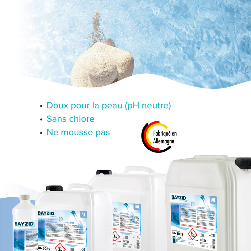 10 L BAYZID® Algizid Algenverhütung für Pools in Kanister - Höfer Chemie GmbH