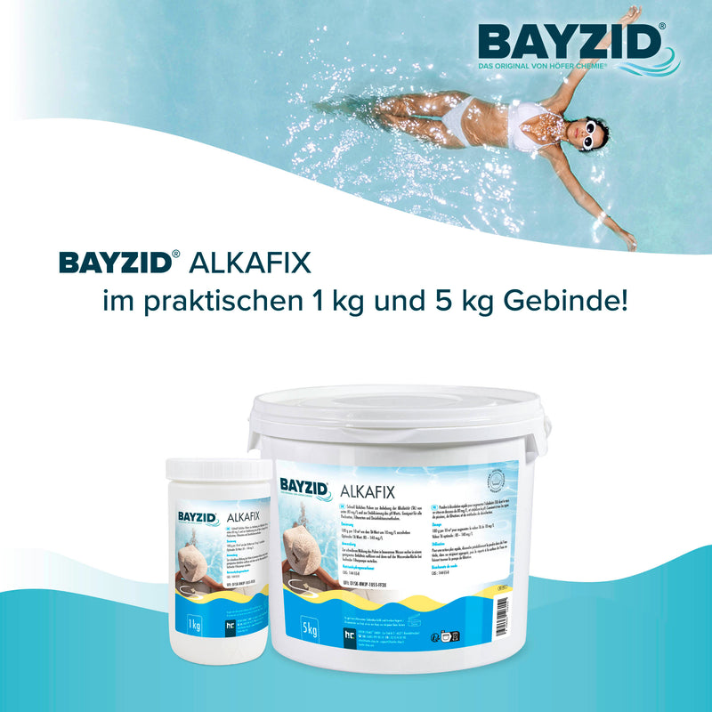 1 kg BAYZID® Alkafix zur Anhebung der Alkalinität (TA) - Höfer Chemie GmbH