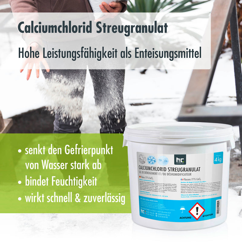 4 kg Höfer Chemie® Calciumchlorid Streugranulat / Flakes