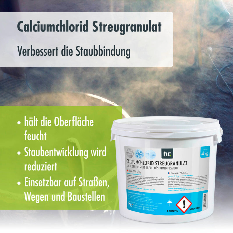 4 kg Höfer Chemie® Calciumchlorid Streugranulat / Flakes