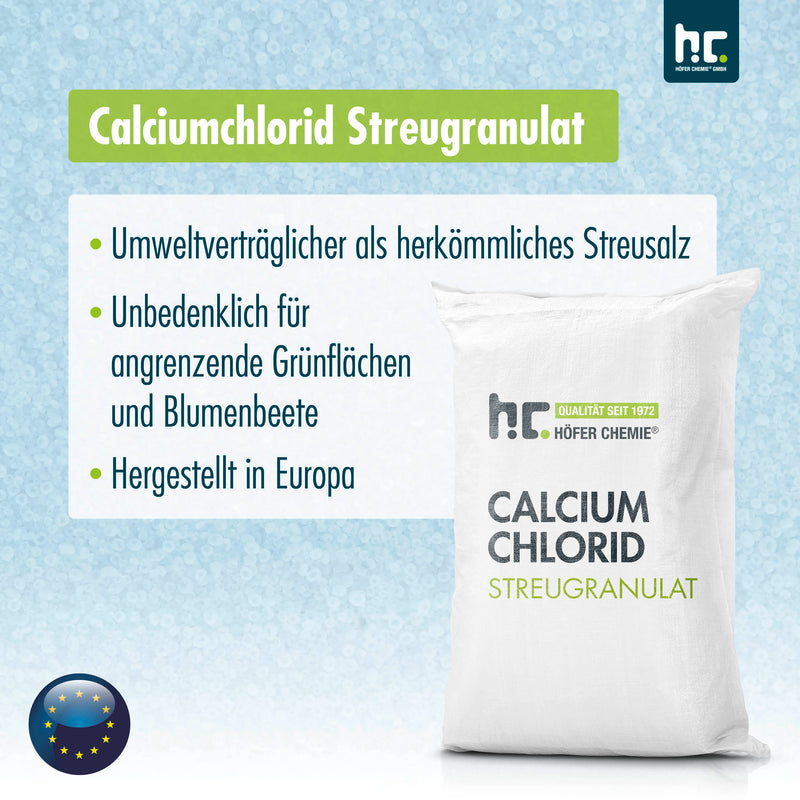 25 kg Höfer Chemie® Calciumchlorid Streugranulat / Flakes - Höfer Chemie GmbH