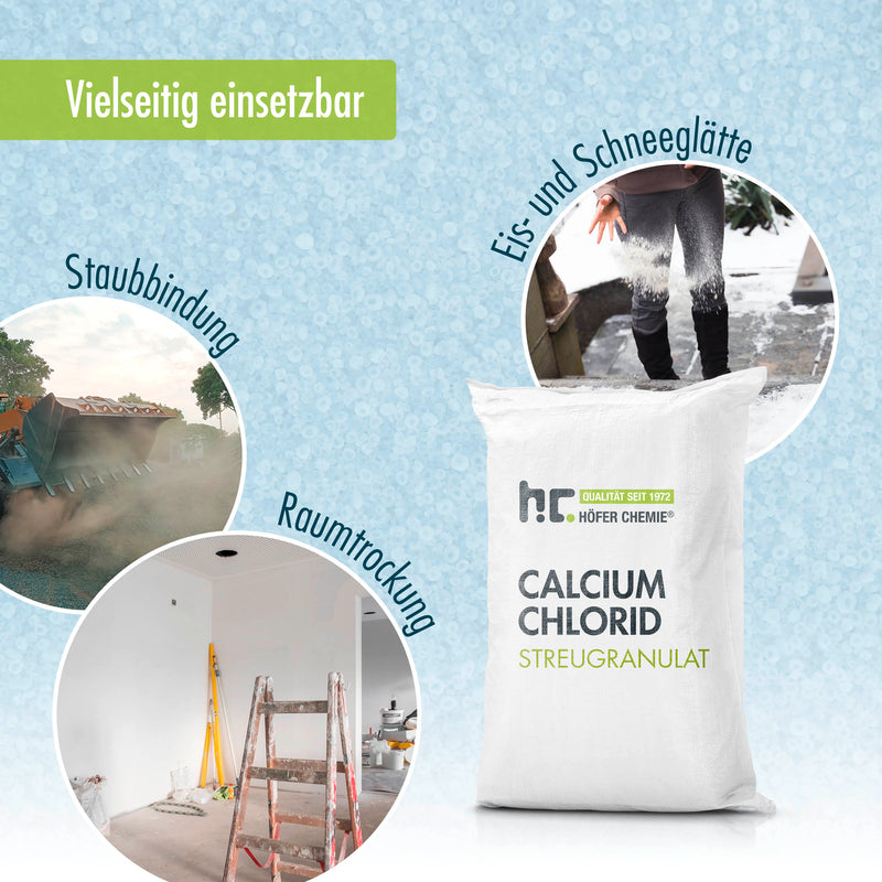 25 kg Höfer Chemie® Calciumchlorid Streugranulat / Flakes - Höfer Chemie GmbH