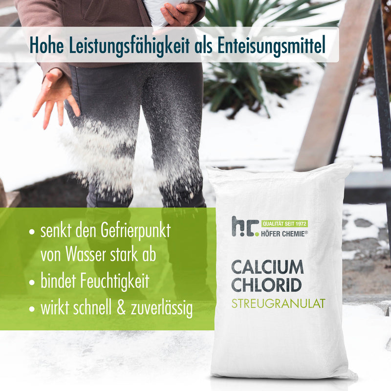 25 kg Höfer Chemie® Calciumchlorid Streugranulat / Flakes - Höfer Chemie GmbH