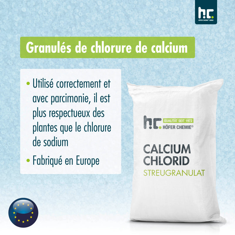 25 kg Höfer Chemie® Calciumchlorid Streugranulat / Flakes - Höfer Chemie GmbH