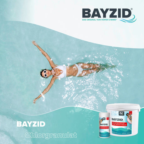 5 kg BAYZID® Chlorgranulat für Pools - Höfer Chemie GmbH