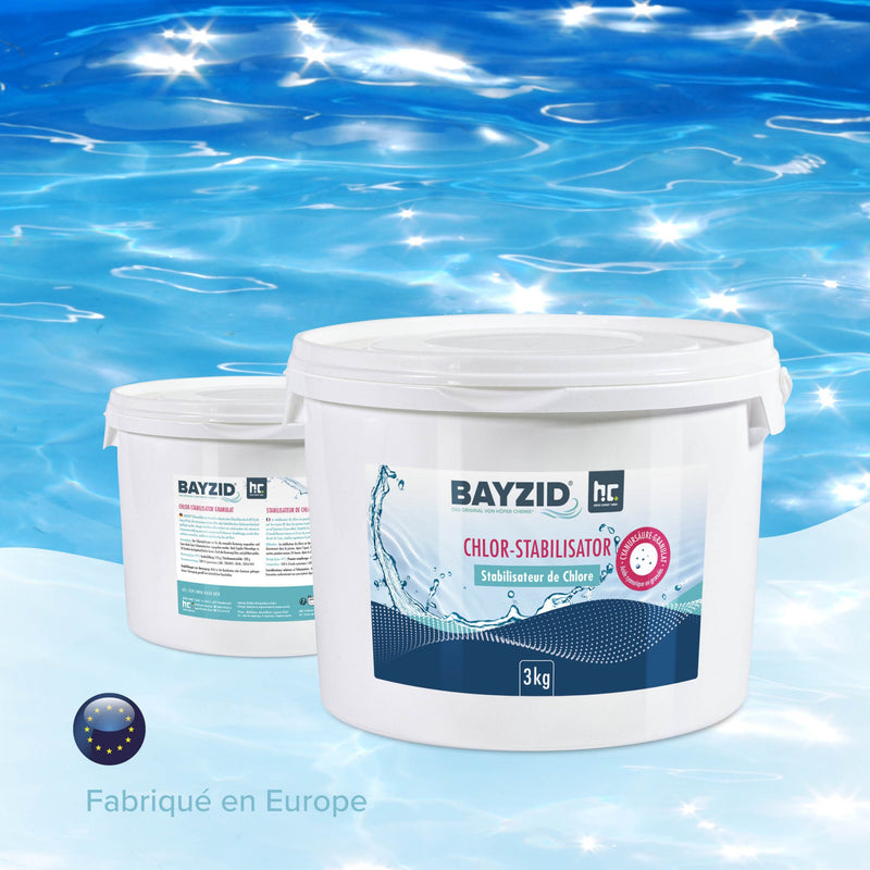 3 kg BAYZID® Chlor Stabilisator Granulat (Cyanursäure) - Höfer Chemie GmbH