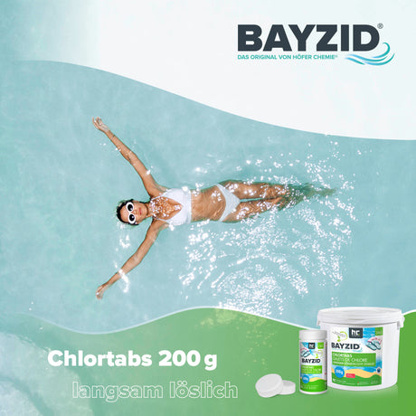 1 kg BAYZID® Chlortabs 200g langsam löslich - Höfer Chemie GmbH