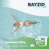 5 kg BAYZID® Chlortabs 200g langsam löslich im Eimer - Höfer Chemie GmbH