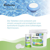 5 kg BAYZID® Chlortabs 200g langsam löslich im Eimer - Höfer Chemie GmbH