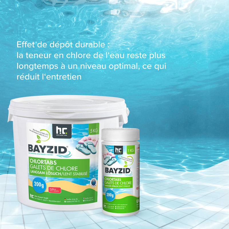 1 kg BAYZID® Chlortabs 200g langsam löslich - Höfer Chemie GmbH