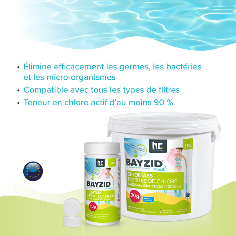 1 kg BAYZID® Chlortabs 20g langsam löslich - Höfer Chemie GmbH