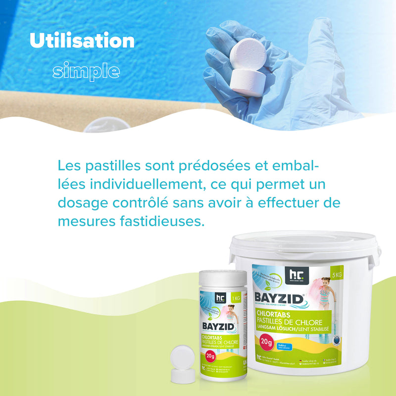 1 kg BAYZID® Chlortabs 20g langsam löslich - Höfer Chemie GmbH