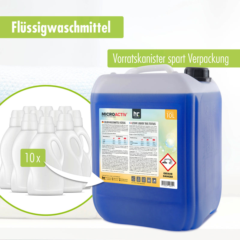 10 L Microactiv® Color Waschmittel flüssig