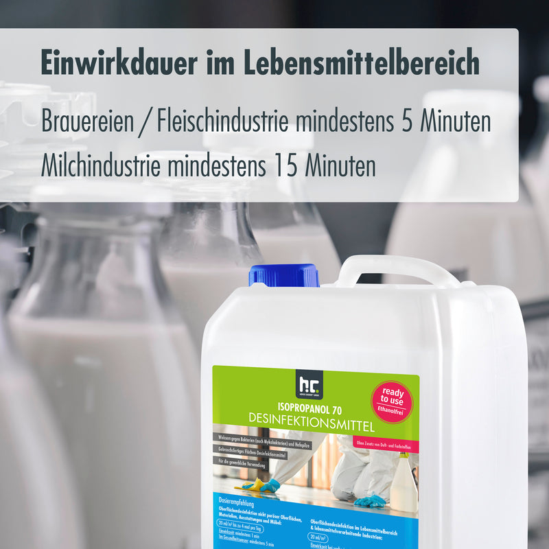 5 L Isopropanol 70 - Desinfektionsmittel für Oberflächen