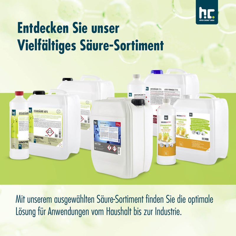 10 L Höfer Chemie® Essigsäure 60% - Höfer Chemie GmbH
