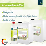 5 L Höfer Chemie® Essigsäure 60% in Kanistern - Höfer Chemie GmbH