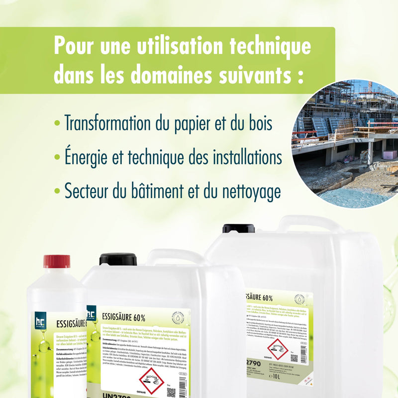 10 L Höfer Chemie® Essigsäure 60% - Höfer Chemie GmbH