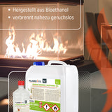 1 L FLAMBIOL® Premium Brenngel aus Bioethanol für Tischfeuer in Flaschen - Höfer Chemie GmbH