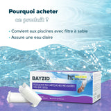 Cartouches de floculant pré-dosées BAYZID®  de 1 KG (8x 125g)
