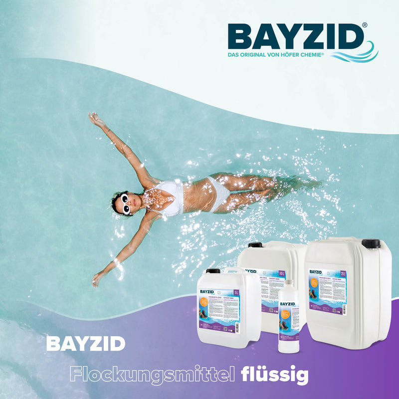 20 L BAYZID® Flockungsmittel flüssig für Pools für Kanister - Höfer Chemie GmbH