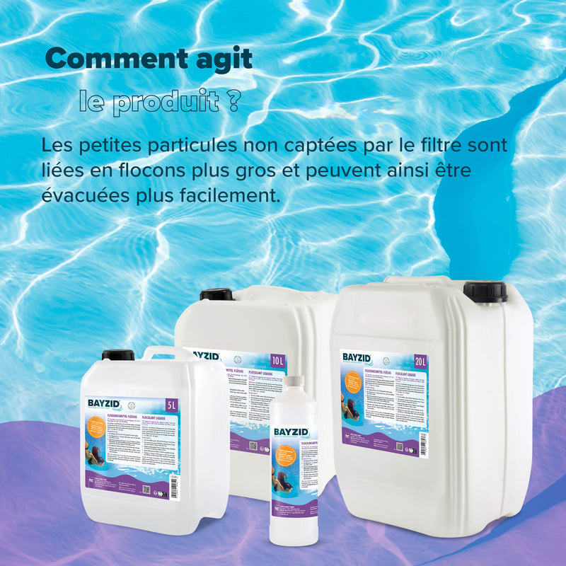 10 L BAYZID® Flockungsmittel flüssig für Pools in Kanister - Höfer Chemie GmbH