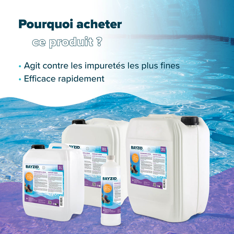 20 L BAYZID® Flockungsmittel flüssig für Pools für Kanister - Höfer Chemie GmbH