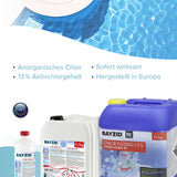 12,5 kg BAYZID® Chlor 13% flüssig für Pools in Kanister - Höfer Chemie GmbH