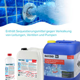 25 kg BAYZID® Chlor 13% flüssig für Pools in Kanister - Höfer Chemie GmbH