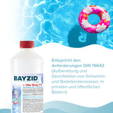 1 kg BAYZID® Chlor 13% flüssig für Pools - Höfer Chemie GmbH