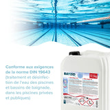 12,5 kg BAYZID® Chlor 13% flüssig für Pools in Kanister - Höfer Chemie GmbH