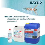 12,5 kg BAYZID® Chlor 13% flüssig für Pools in Kanister - Höfer Chemie GmbH
