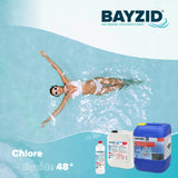 25 kg BAYZID® Chlor 13% flüssig für Pools in Kanister - Höfer Chemie GmbH