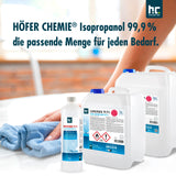 5 L Höfer Chemie® Isopropanol 99,9% in Kanistern - Höfer Chemie GmbH