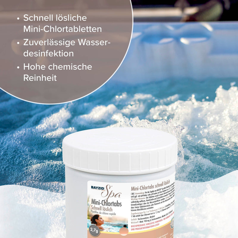 500 g BAYZID® SPA Mini - Chlortabs 2,7 g schnell löslich - Höfer Chemie GmbH