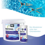 5 kg BAYZID® Multitabs 200g 5in1 für Pools in Eimer - Höfer Chemie GmbH