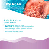 5 L BAYZID® Poolclear - Trübungsbeseitigung für Pool-Filter mit Kartuschen & Filterballs - Höfer Chemie GmbH