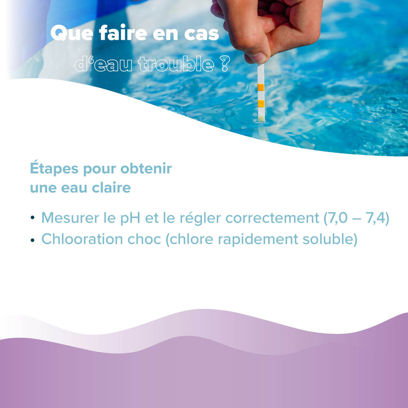 5 L BAYZID® Poolclear - Trübungsbeseitigung für Pool-Filter mit Kartuschen & Filterballs - Höfer Chemie GmbH
