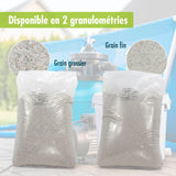 25 kg Premium Quarzsand Filtersand 0,4 - 0,8 mm - Höfer Chemie GmbH