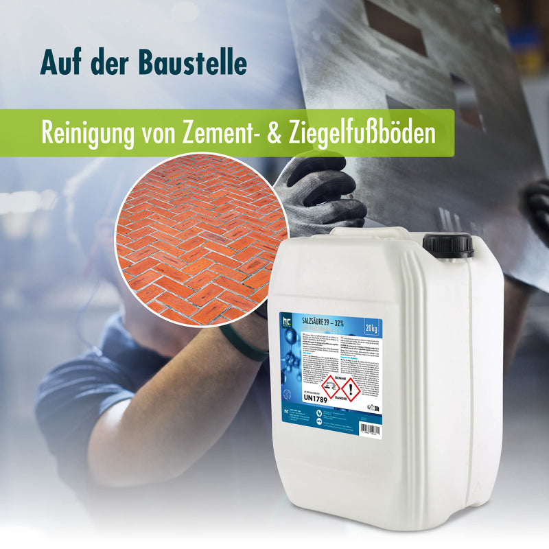 20 kg Höfer Chemie® Salzsäure 29-32% - Höfer Chemie GmbH