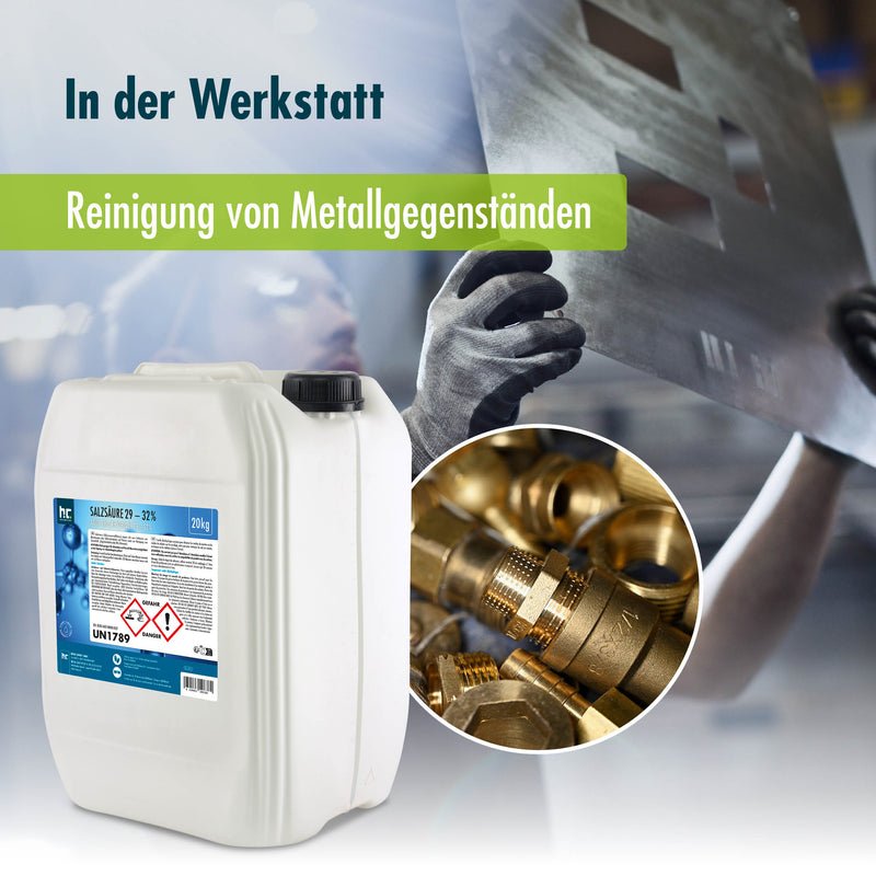 20 kg Höfer Chemie® Salzsäure 29-32% - Höfer Chemie GmbH