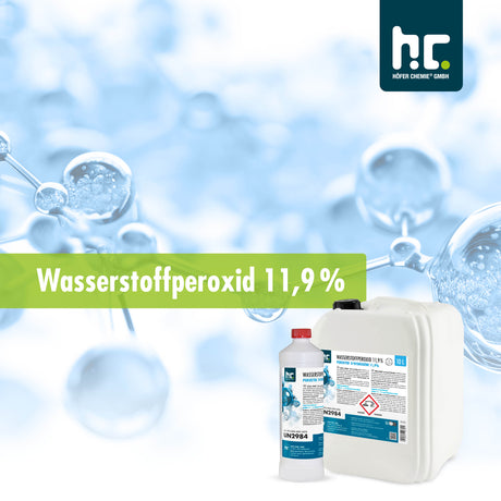 1 L Höfer Chemie® Wasserstoffperoxid 11,9% in Flaschen - Höfer Chemie GmbH