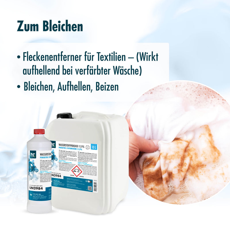 10 L Höfer Chemie® Wasserstoffperoxid 11,9% in Kanister - Höfer Chemie GmbH
