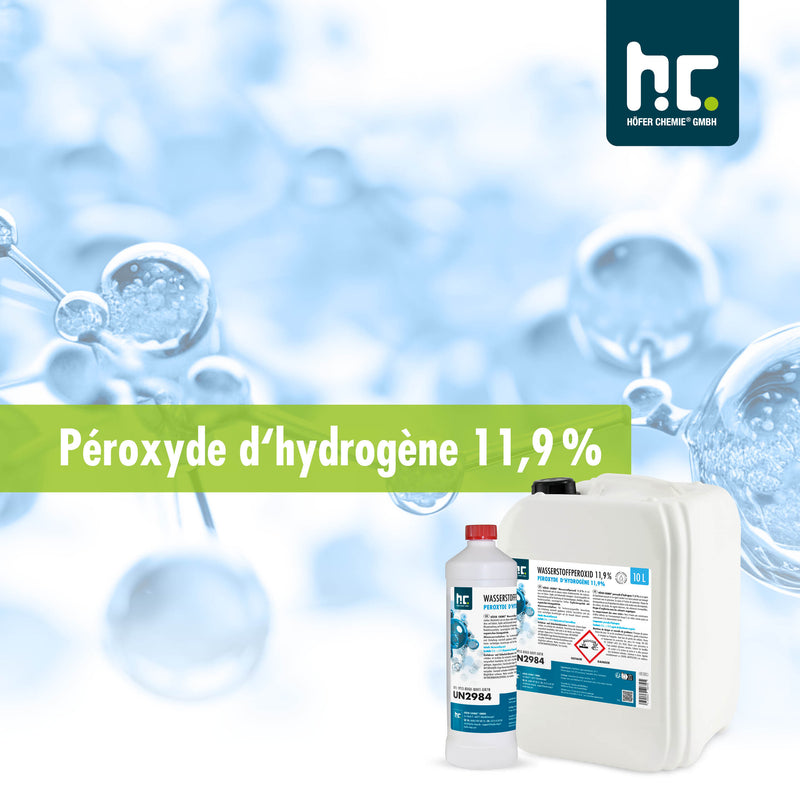 10 L Höfer Chemie® Wasserstoffperoxid 11,9% in Kanister - Höfer Chemie GmbH