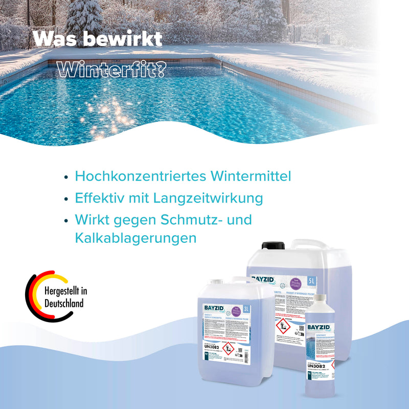 5 L BAYZID® Winterfit Überwinterungsmittel für Pools in Kanister - Höfer Chemie GmbH
