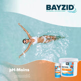 1,5 kg BAYZID® pH Minus Granulat für den Pool - Höfer Chemie GmbH