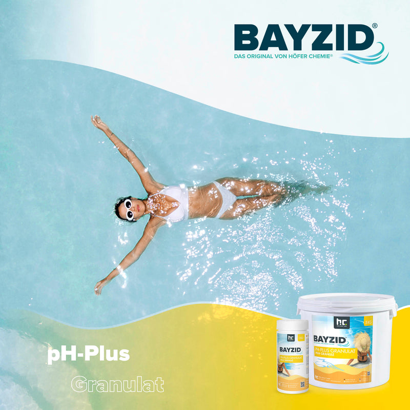 1 kg BAYZID® pH Plus Granulat für den Pool - Höfer Chemie GmbH