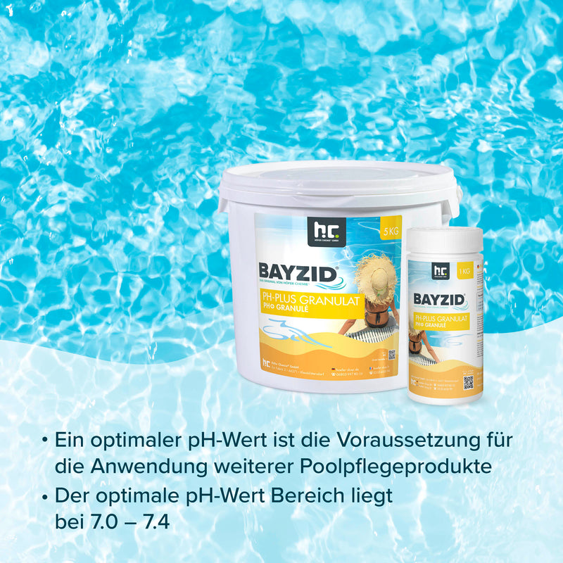 1 kg BAYZID® pH Plus Granulat für den Pool - Höfer Chemie GmbH